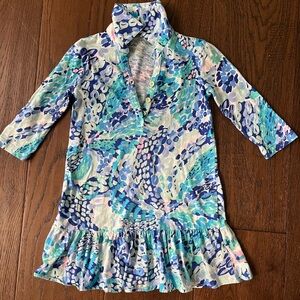 Lilly Pulitzer Wave After Wave Girls Amelia Dress